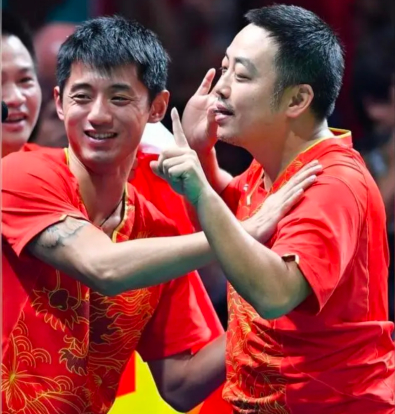 德国队轻取韩国队，张继科扛起全队